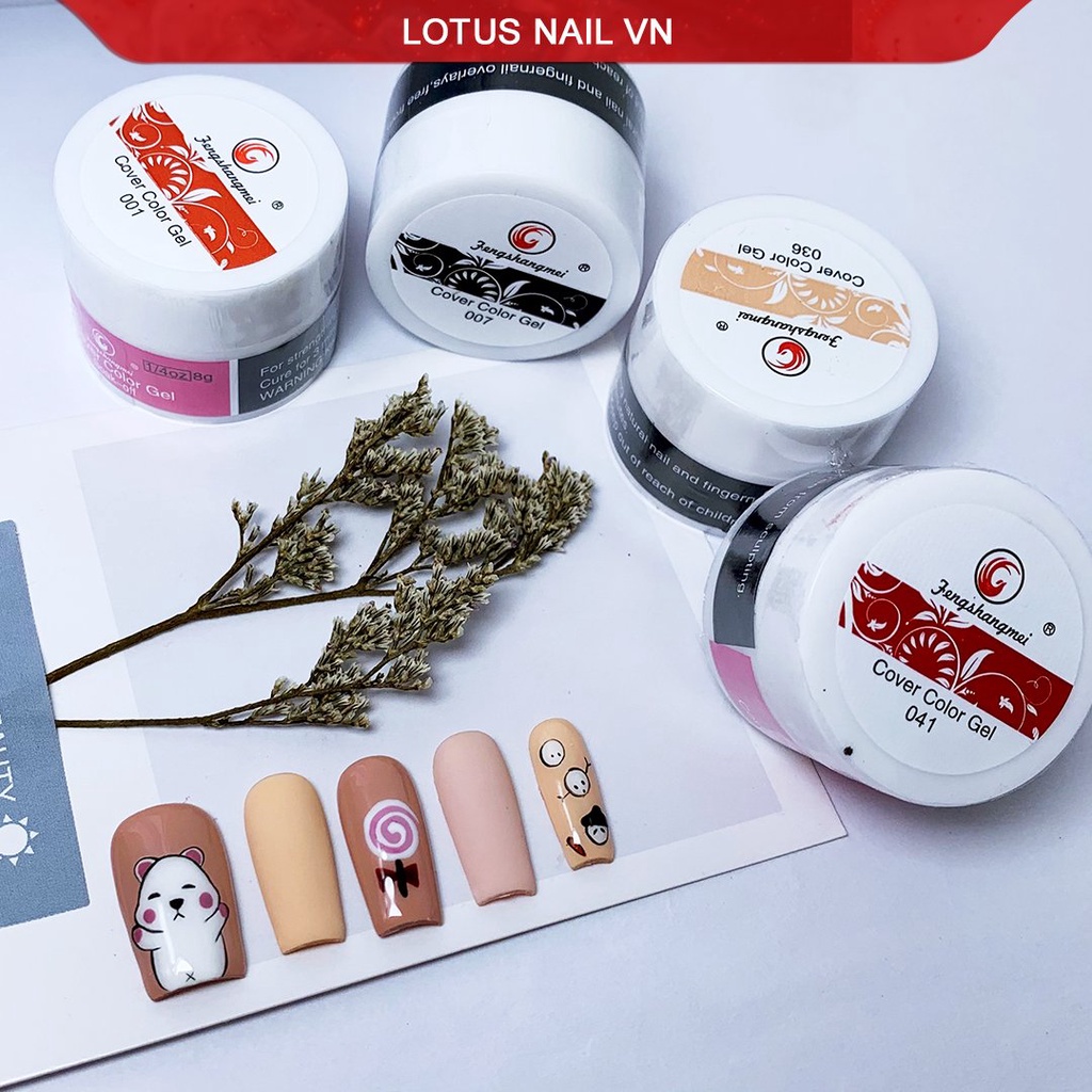 Set gel vẽ nail Fengshangmei 12 màu chính hãng