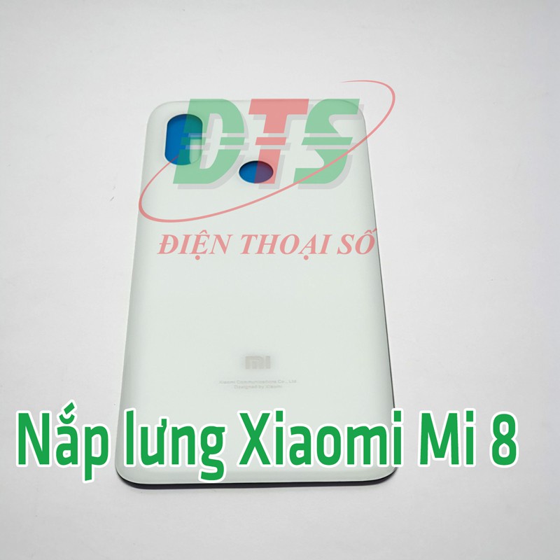 Nắp lưng Xiaomi Mi 8 xanh, đen, trắng