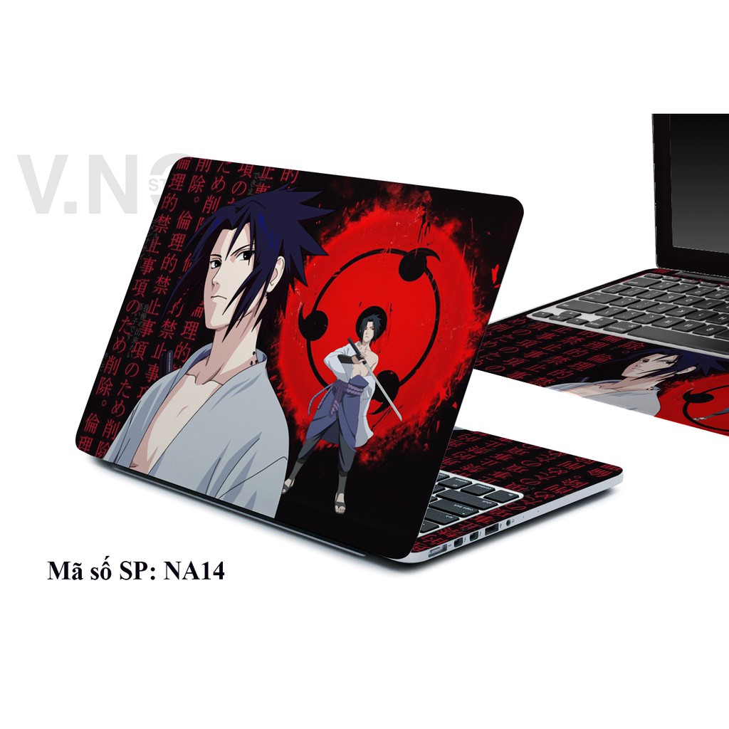 Decal Laptop V.NO SKIN - NARUTO cao cấp cho các dòng laptop dell/acer/asus/lenovo/hp/macbook