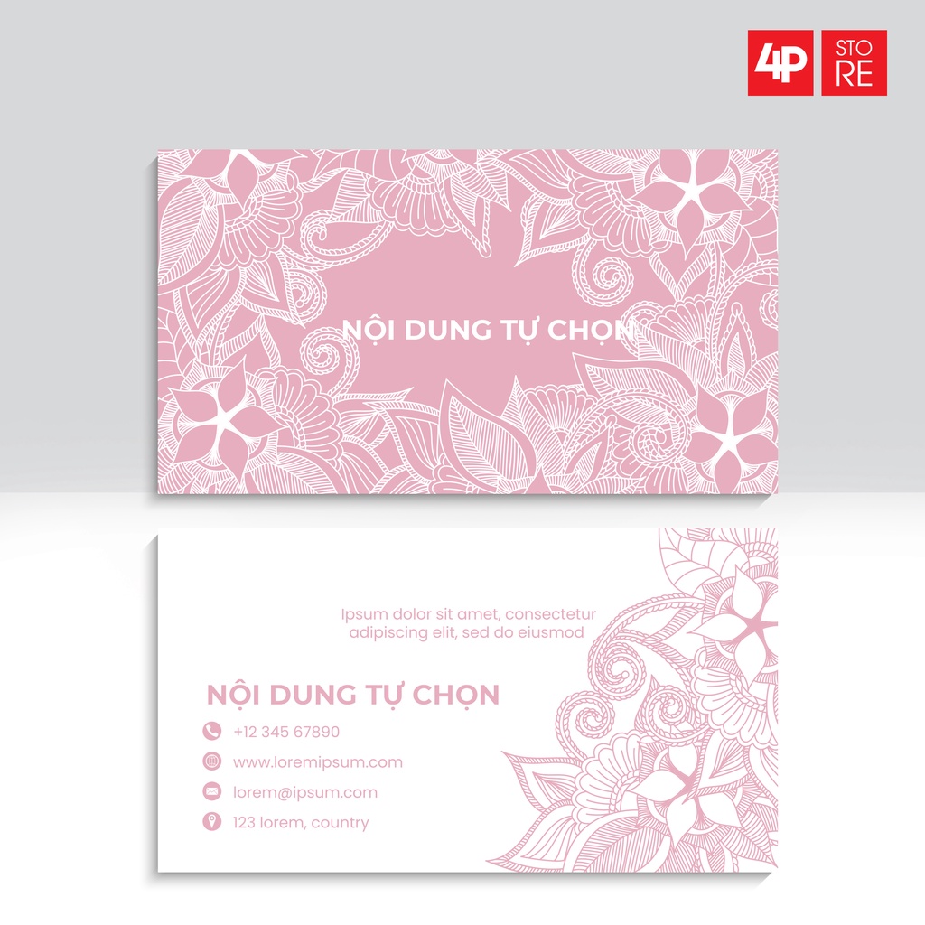 01 Hộp Danh Thiếp - Namecard 9x5.5cm  (Nội Dung Tự Do)