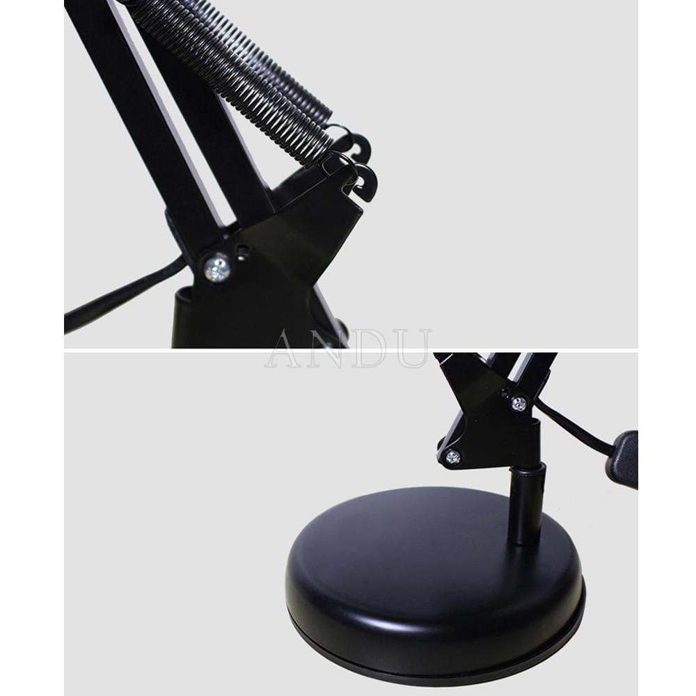 Đèn học gấp có đế kẹp, Đèn học để bàn đảm bảo ánh sáng bảo vệ thị lực, được phủ lớp sơn tĩnh điện siêu bền