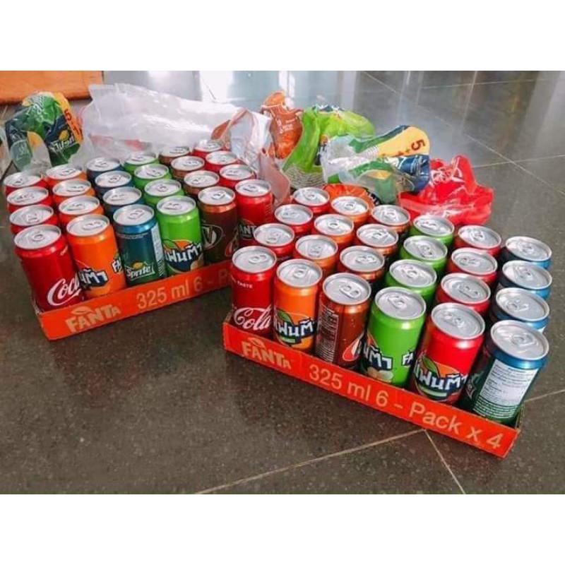 nước ngọt fanta thái thùng 24 lon 330ml