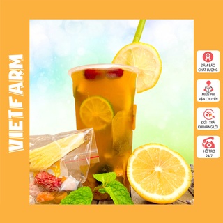 Trà Lipton Xí Muội Hottrend Mùa Hè - Trà Chanh Xí Muội Giải Nhiệt - Set Trà Lipton Cam Thảo Táo Đỏ Thanh Mát