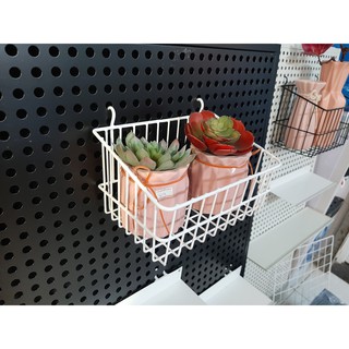 rổ sắt nhúng nhựa trang trí MS09