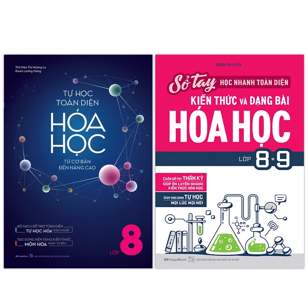 Sách Combo Bộ đôi Chinh phục toàn diện Hóa học lớp 8 MEGATHCS9670