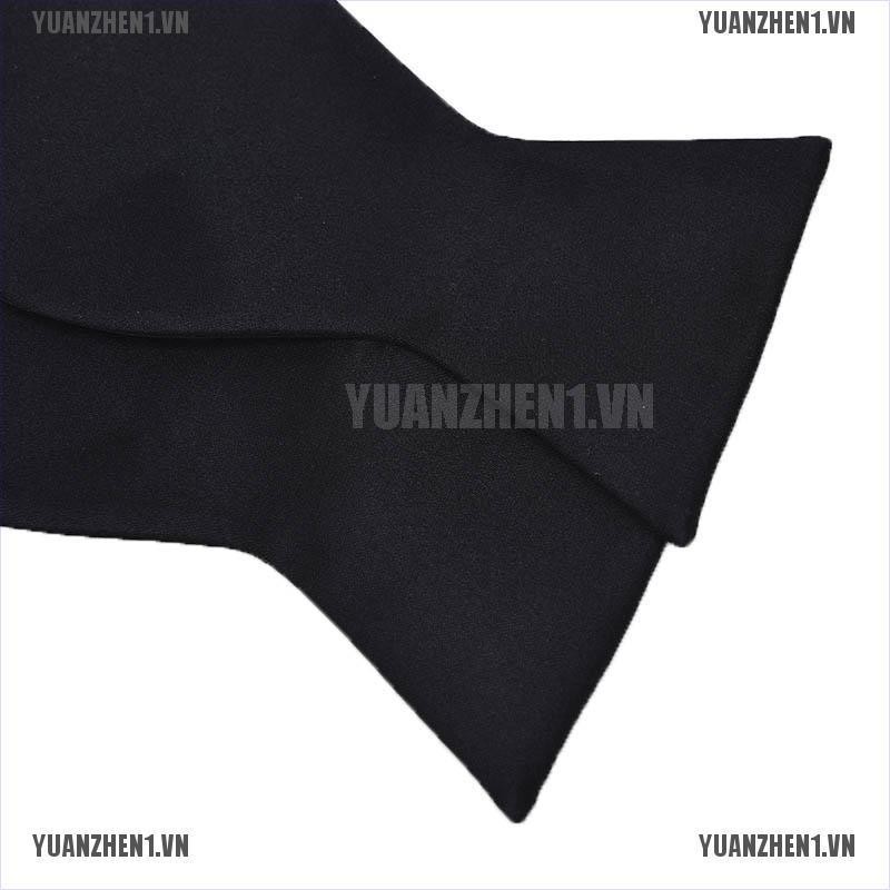 [YUANZHEN1] Nơ Lụa Tự Thắt Nơ Nhiều Màu Sắc Xanh Đen Đỏ