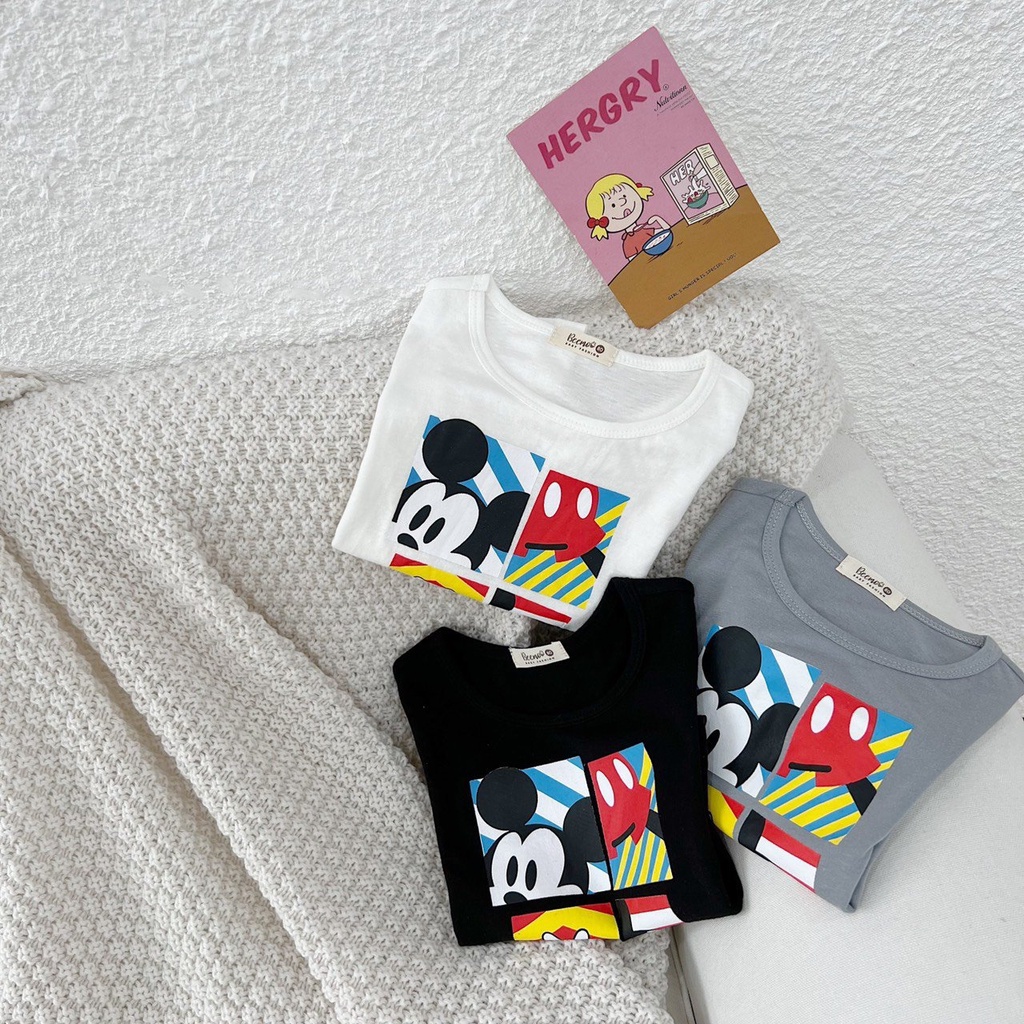 Áo thun cộc tay mickey bé trai 2 3 4 5 6 tuổi MINTSCLOSET Mint's Closet - AR8405