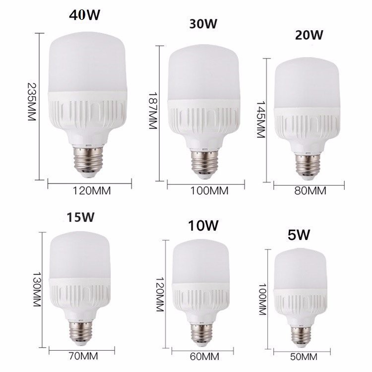 Led búp kiểu trụ tháp sáng công suất cao