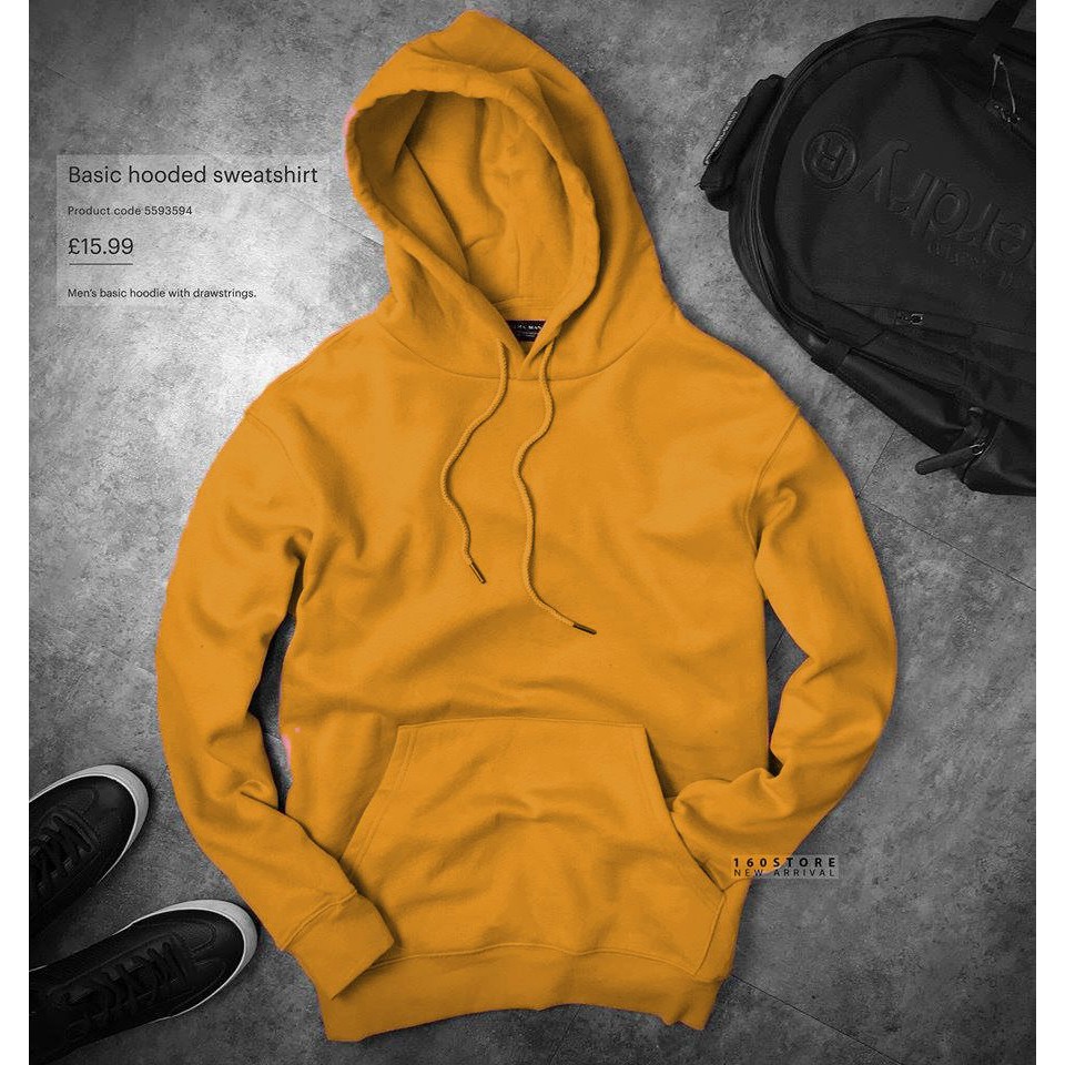 Aó HOODIE trơn thu đông