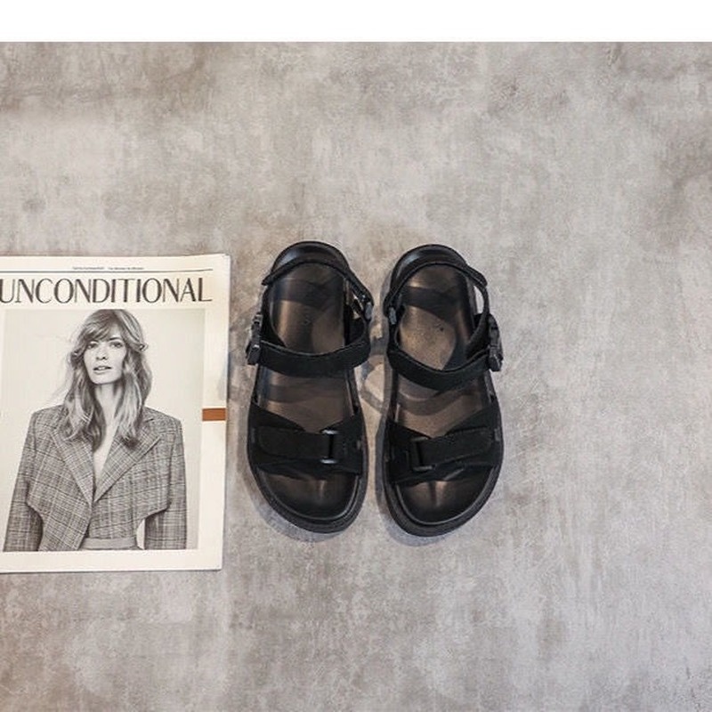 Giày sandal IELGY quai gai dán đế bằng siêu mềm mại nhẹ nhàng mang thoải mái chống trượt thời trang dành cho nữ