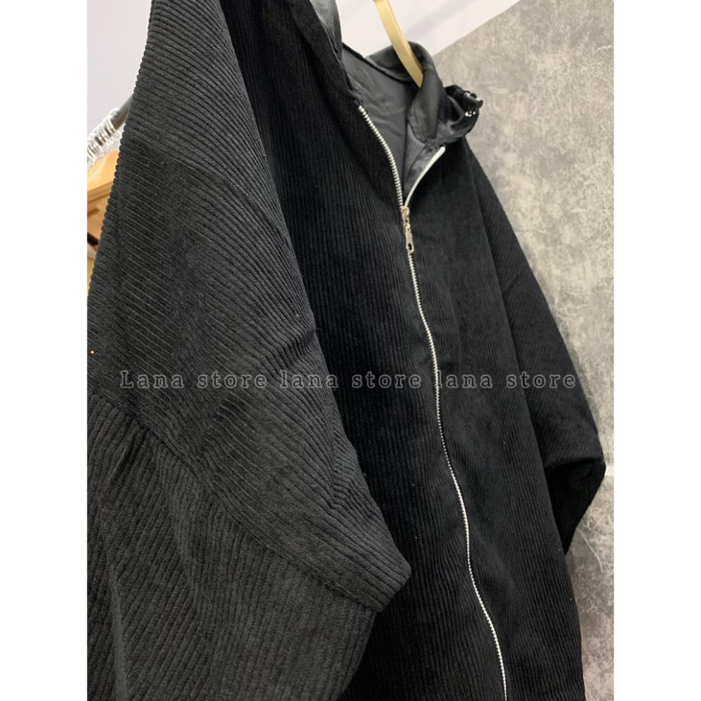 Áo khoác Basic Nhung Gân form rộng cực đẹp