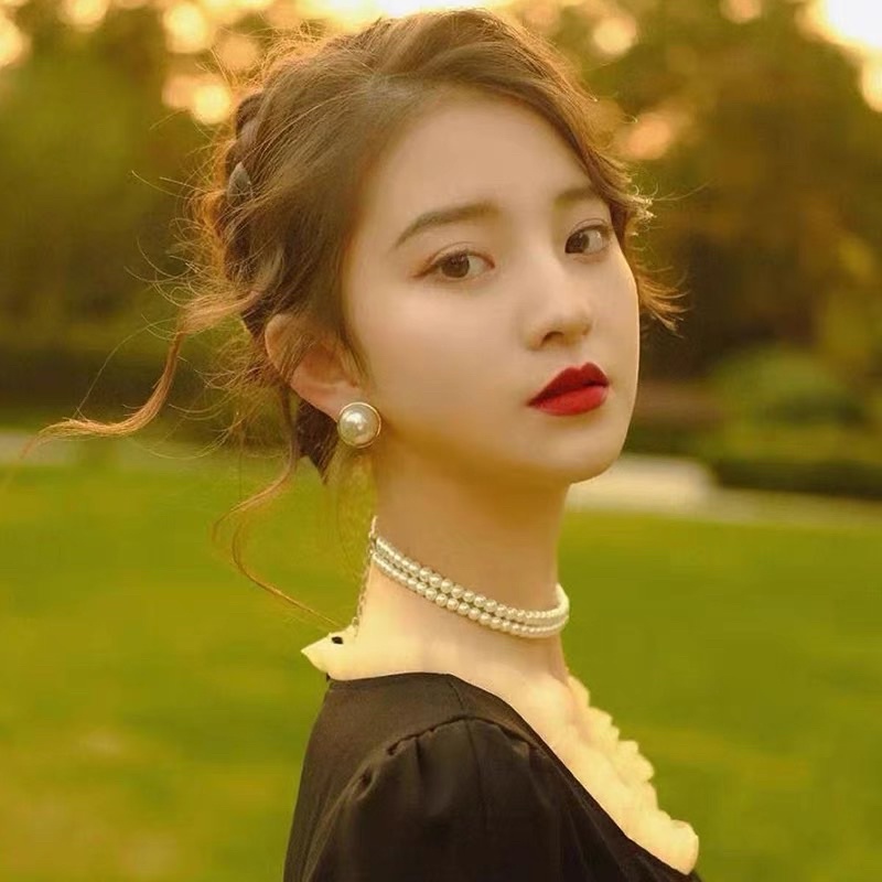 Khuyên Tai Ngọc Trai Tròn Viền Vàng Bông Tai Ngọc Trai Nhân Tạo BT36