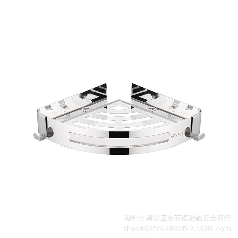 Kệ góc nhà tắm inox 304 cao cấp dán tường (tặng kèm keo dán), Chịu Tải Siêu Lớn Tiện Ích MKS015
