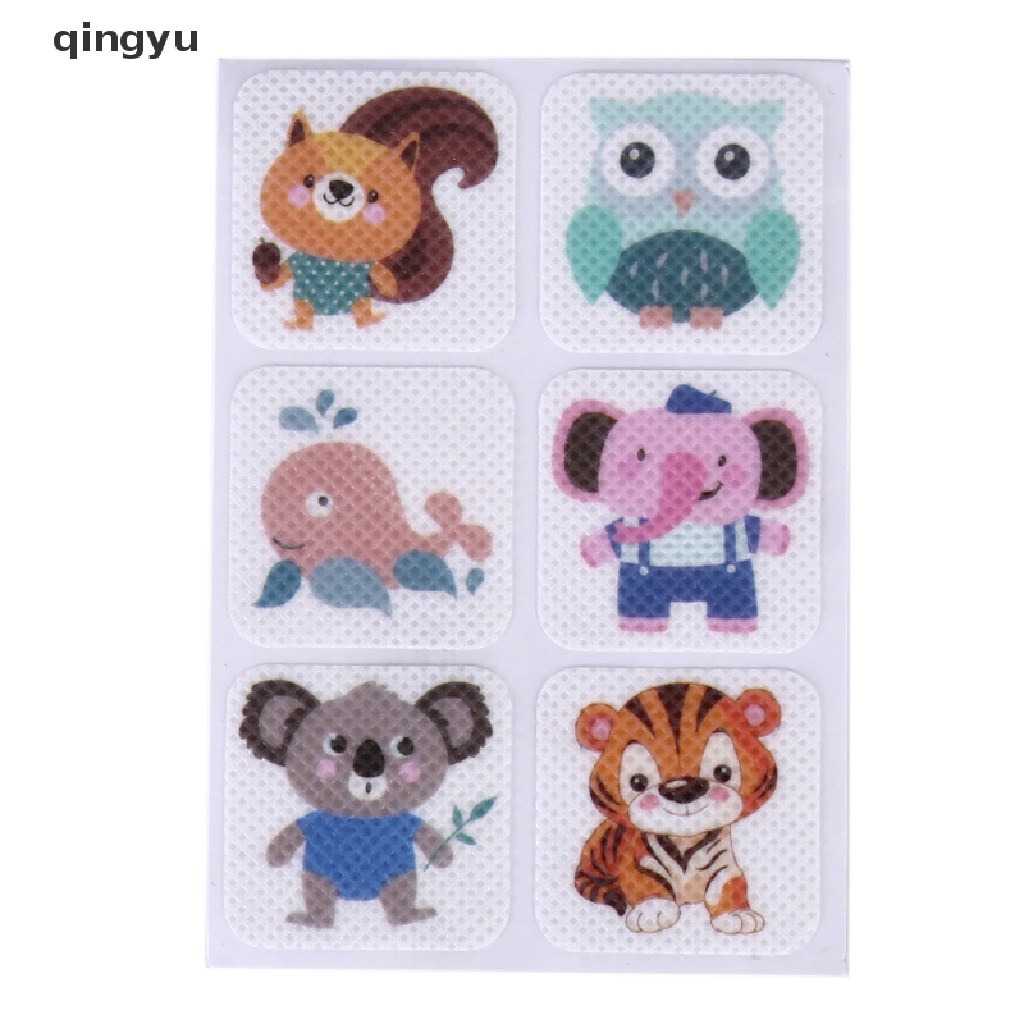 Set 10 Miếng Dán Chống Muỗi Họa Tiết Hoạt Hình Cho Bé