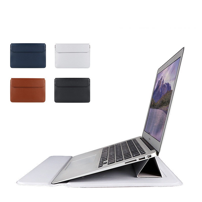 Túi đựng máy tính xách tay bằng da PU bảo vệ cho Air Pro Acer Dell 13 14 15 inch