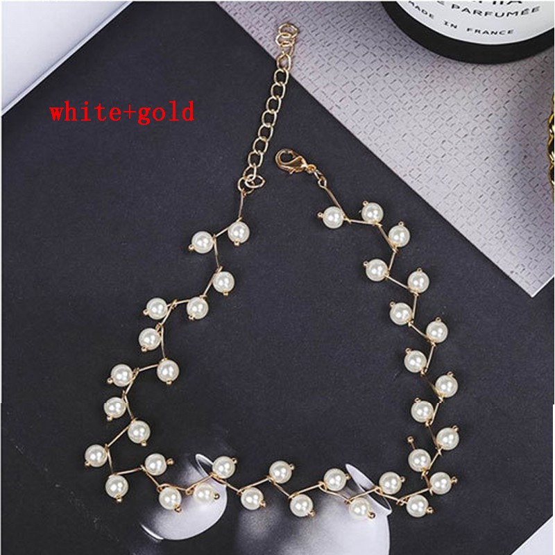 Vòng cổ choker đính ngọc trai sang trọng cho nữ | BigBuy360 - bigbuy360.vn