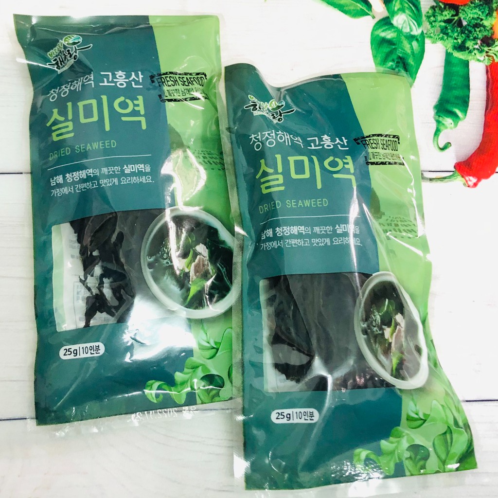 Rong biển nấu canh nhập khẩu Hàn Quốc