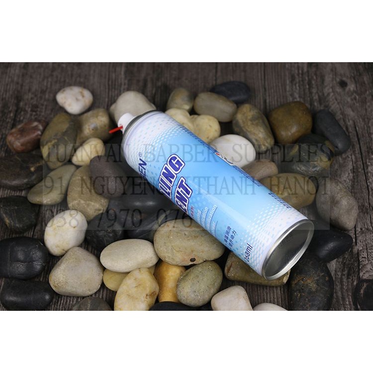 Bình xịt làm lạnh chống nóng tông đơ cắt tóc