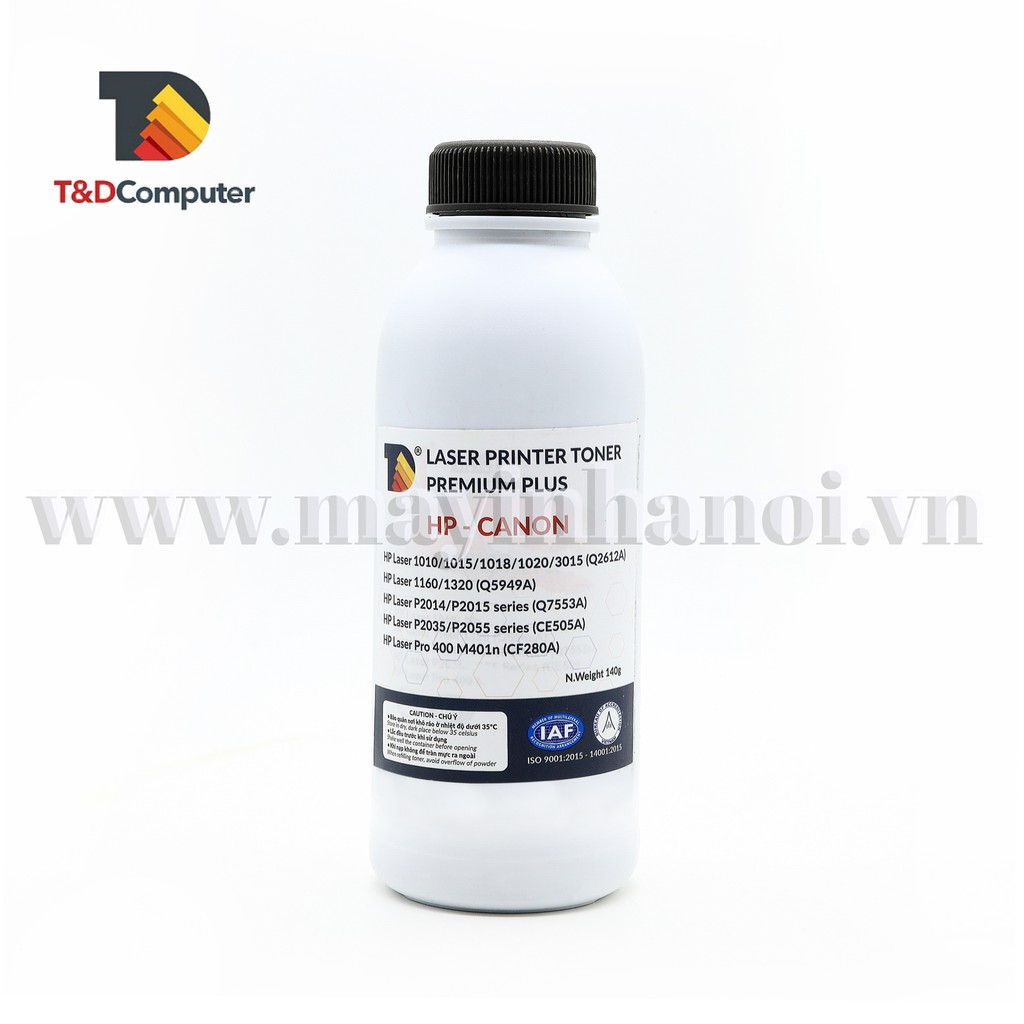 Mực đổ T&D Plus nạp đa năng cho HP , Canon ,in đậm nét , tương thích với nhiều loại phôi hộp mực
