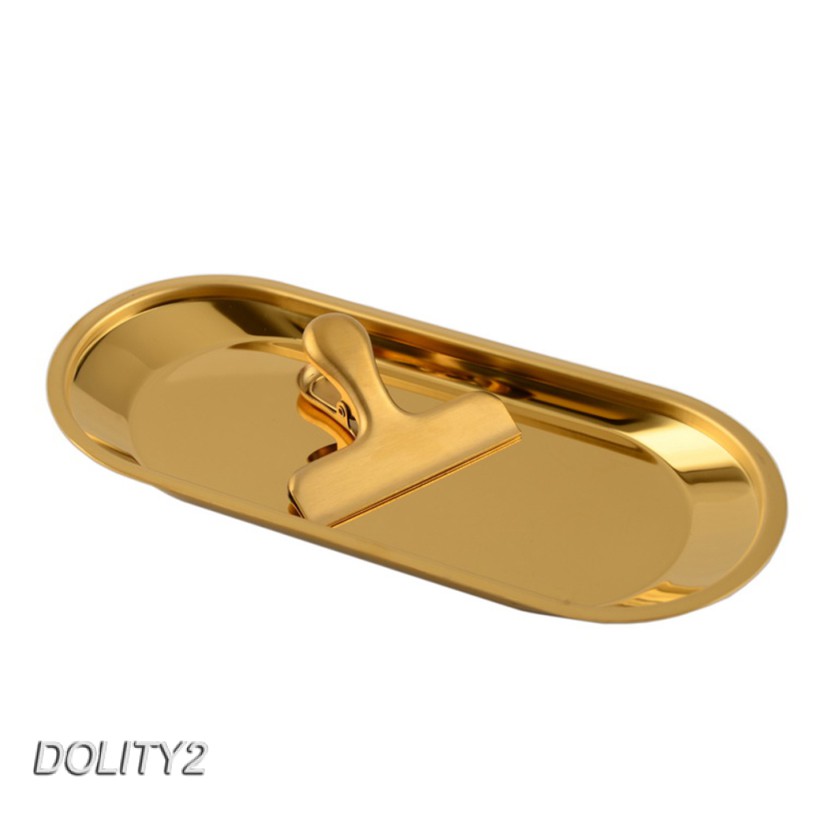 [Dolity2] Kẹp Miệng Túi Thực Phẩm Bằng Thép Không Gỉ Màu Vàng