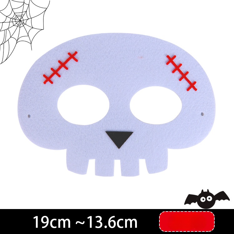 Bộ Dụng Cụ Làm Mặt Nạ Hóa Trang Halloween Hình Hoạt Hình Cho Trẻ Mẫu Giáo