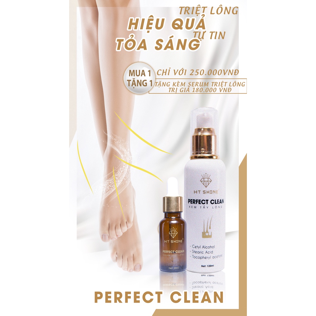 Kem Tẩy Lông HT Shine Triệt  Sạch Các Loại Lông