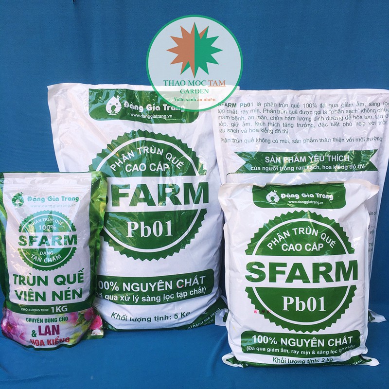 Phân Trùn Quế SFARM  - Phân trùn quế nguyên chất 100%