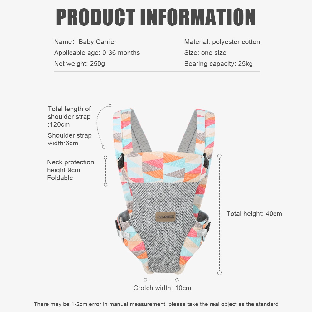 Túi Địu Em Bé Kangaroo Lên Đến 20Kg Tiện Dụng Cho Bé