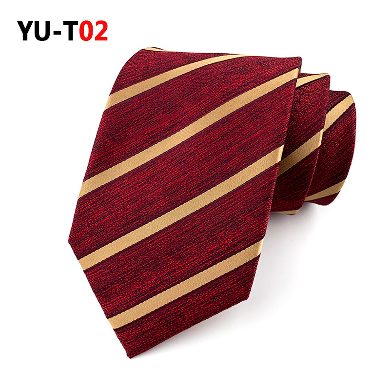 Cà Vạt EFAN Họa Tiết Sọc/Màu Trơn/Hoa 20 Kiểu Tùy Chọn 8cm Dệt Jacquard Dành Cho Đeo Hàng Ngày/Dự Tiệc Cưới/Làm Quà