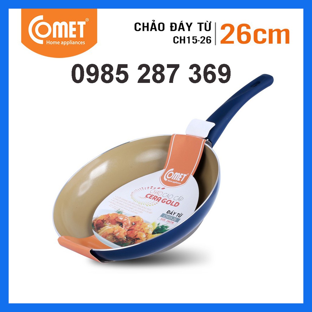 Chảo chống dính cao cấp đáy từ 26cm COMET CH15-26