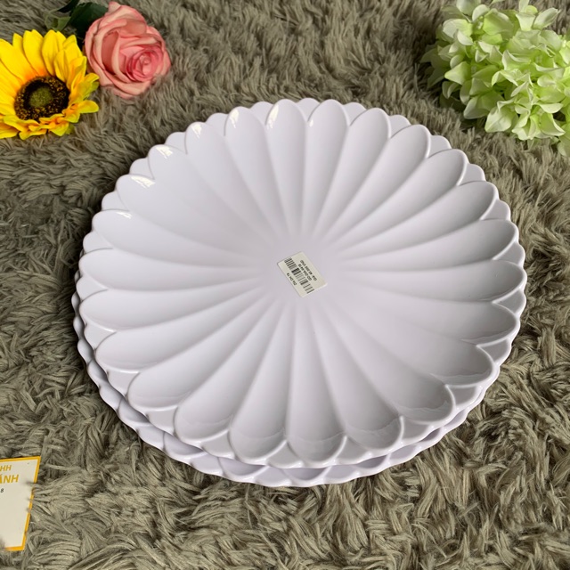 Đĩa nhựa fataco đĩa DH 79 màu trắng