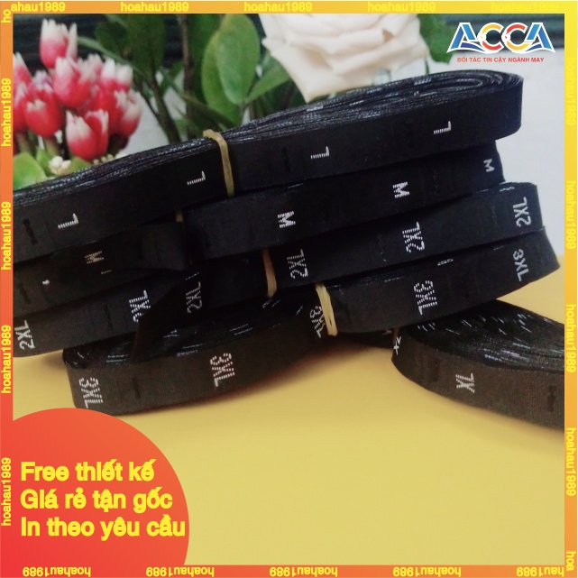 [SẴN] 1000 CÁI MÁC SIZE DỆT _ XƯỞNG IN NHÃN MÁC ACCA _ ĐỦ SIZE TỪ S-2XL, MỀM MỊN, SẮC NÉT,KHÔNG GÂY NGỨA