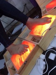 Đá muối himalaya mặt cong