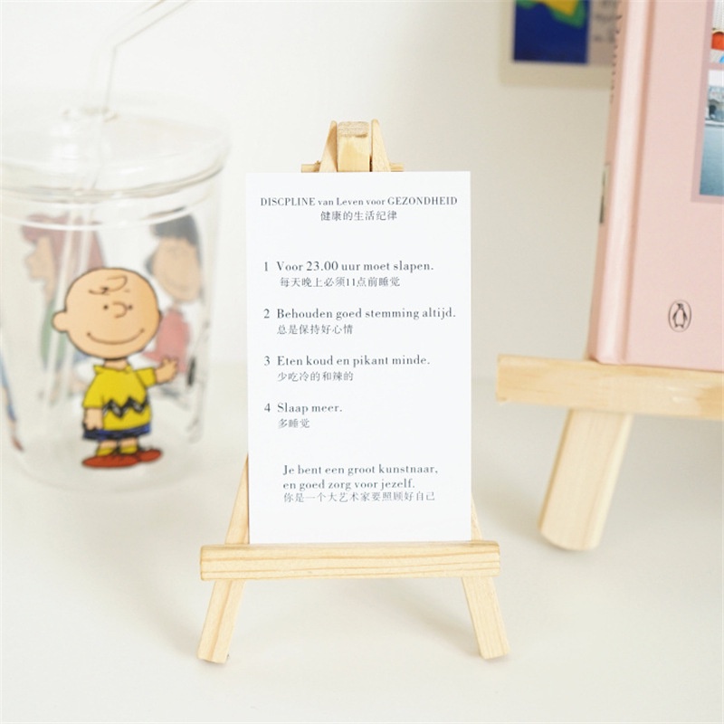 Giá Đỡ Điện Thoại/Thẻ Tên/Thẻ Tên Bằng Gỗ Thủ Công Đa Năng