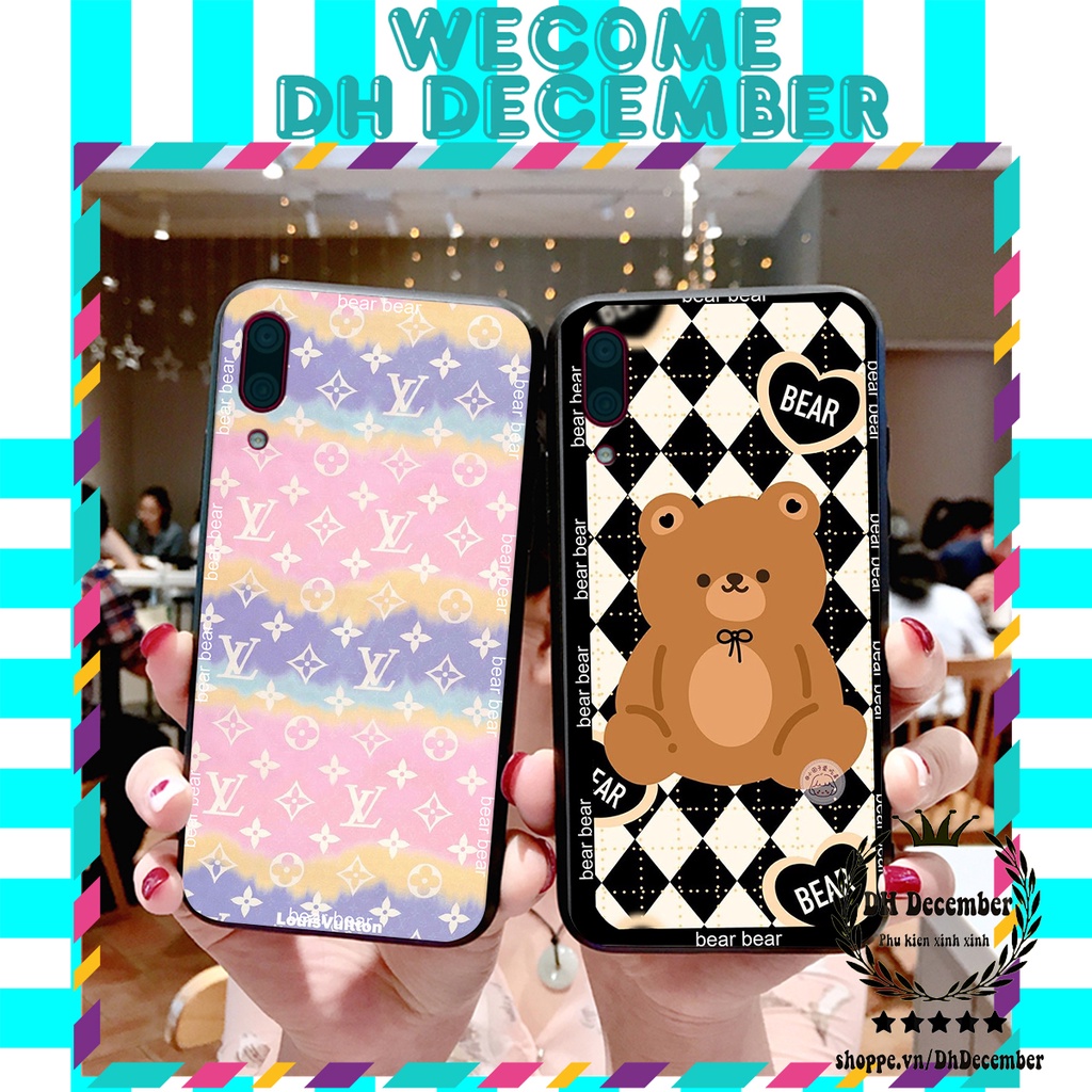 Ốp lưng Huawei Y9 PRO 2019 in hình 3D GẤU HỒNG-GẤU BE3R -XINH XẺO CỰC ĐẸP