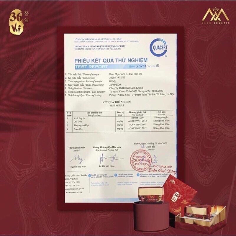 Combo kem mụn MEEA cao sâm và cốt huyết thanh MEEA chính hãng