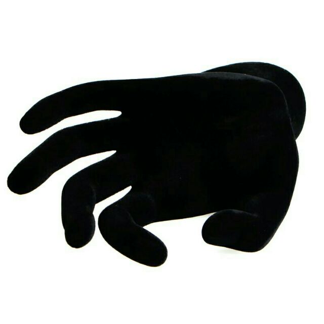 Bàn tay ngắn trưng bày trang sức