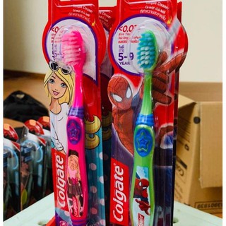 BÀN CHẢI TRẺ EM COLGATE SPIDERMAN . BARBIE