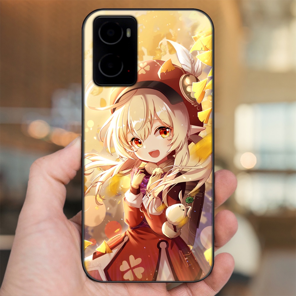 Ốp lưng Oppo A76 viền đen in hình Klee Genshin Impact