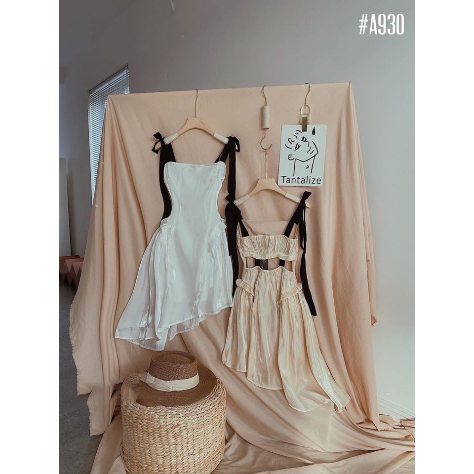 Đầm dạo phố hai dây đen, tùng xòe tung tăng - Omi Dress | BigBuy360 - bigbuy360.vn