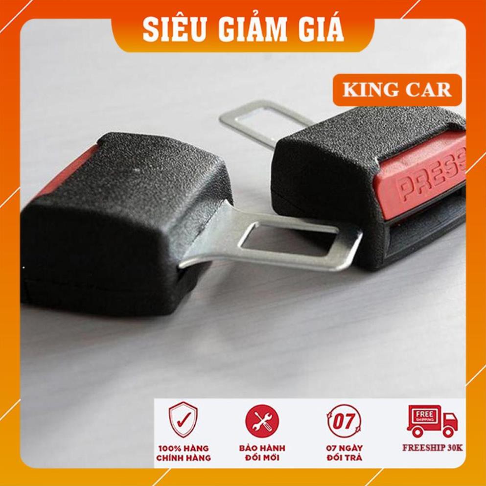 Cặp chốt cắm móc đai an toàn, đầu khóa chốt cắm móc dây an toàn xe ô tô - Shop KingCar