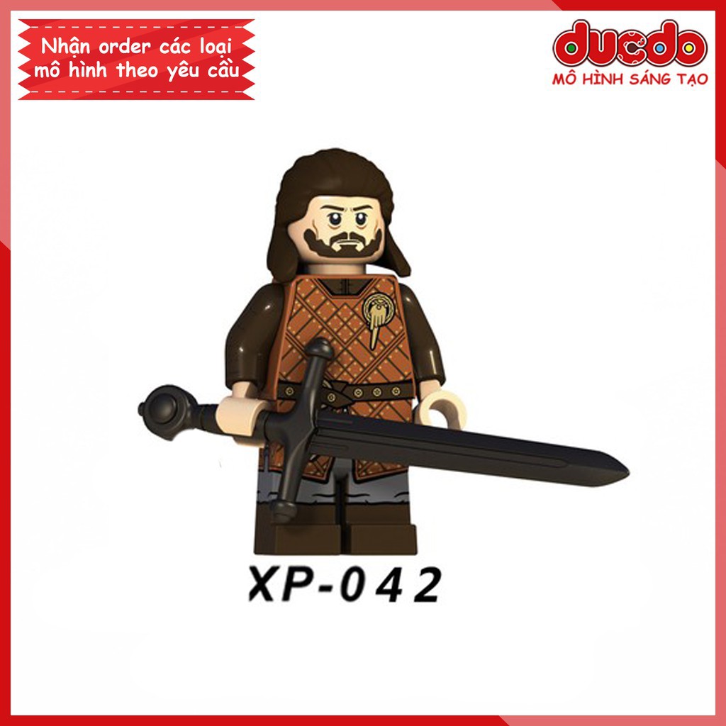 Minifigures lính trung cổ Trò chơi vương quyền - Đồ chơi Lắp ghép Xếp hình Mini Game of Thrones Koruit KT