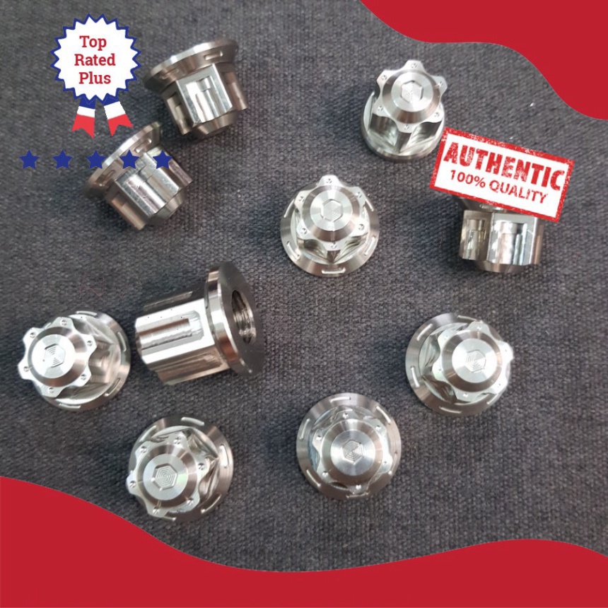[HCM XẢ KHO MÙA DỊCH] Tán Salaya, ốc salaya inox CNC gắn cốt bánh, cốt phuộc xe máy ( ĐẦY ĐỦ SIZE )