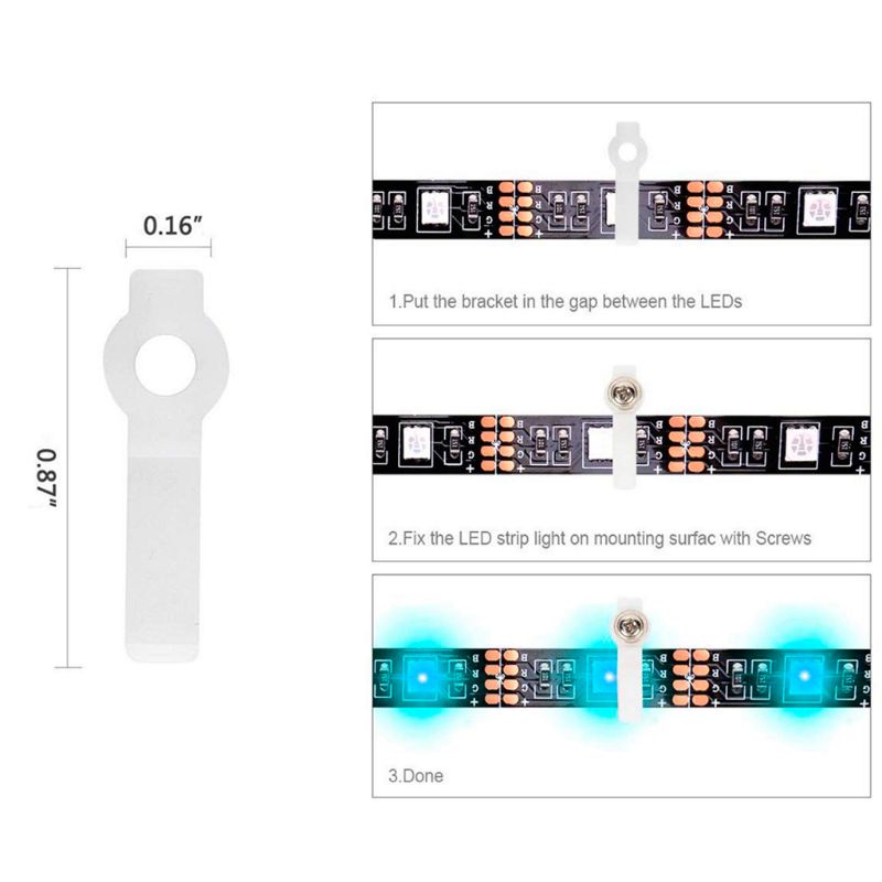 Kẹp Nối Dây Đèn LED 4 Chấu Chữ L kiss 5050