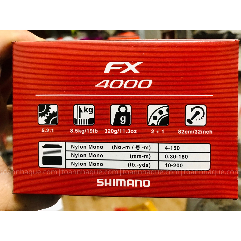 Máy câu Shimano FX 4000 - Máy đứng- Toán nhà quê