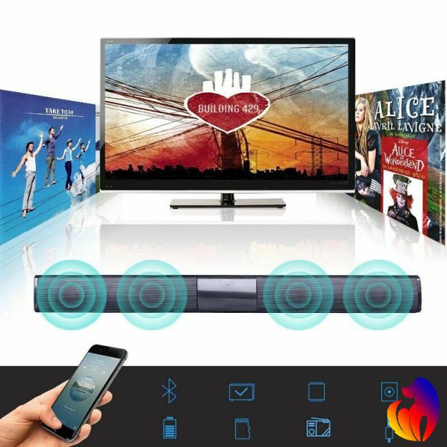 Loa bluetooth không dây âm thanh siêu trầm dành cho hệ thống TV gia đình