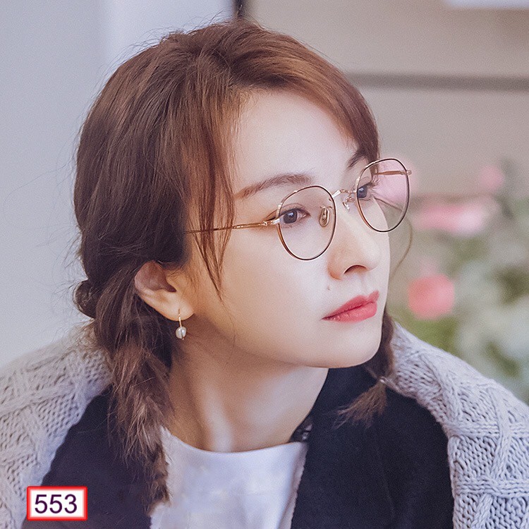 [Mã FARSSTGRE giảm 5K đơn bất kỳ] MẮT KÍNH GỌNG CẬN CHÂN XOẮN TRÒN 553 NEW FASHION SIÊU DỄ THƯƠNG | BigBuy360 - bigbuy360.vn