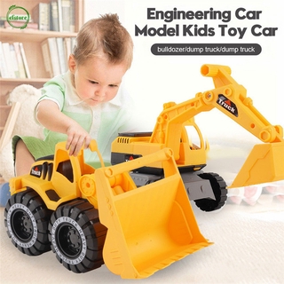 Mô Hình Xe Xúc Đất Đồ Chơi Cho Bé