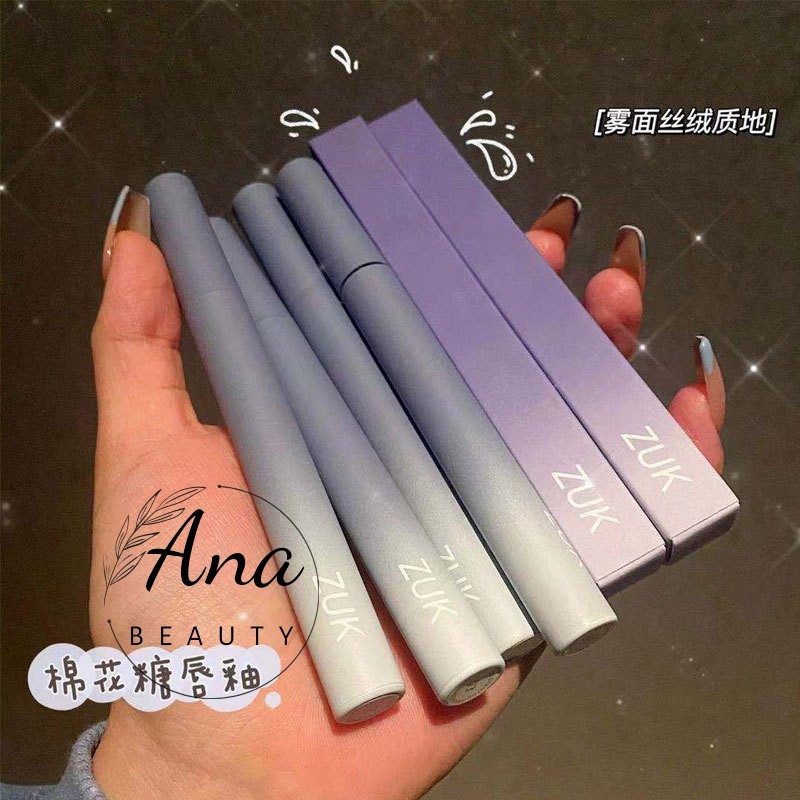 Son Kem Lì Zuk Dưỡng Ẩm Mềm Môi Tự Nhiên Lâu Trôi hàng nội địa Trung Velvet Matte ZUK