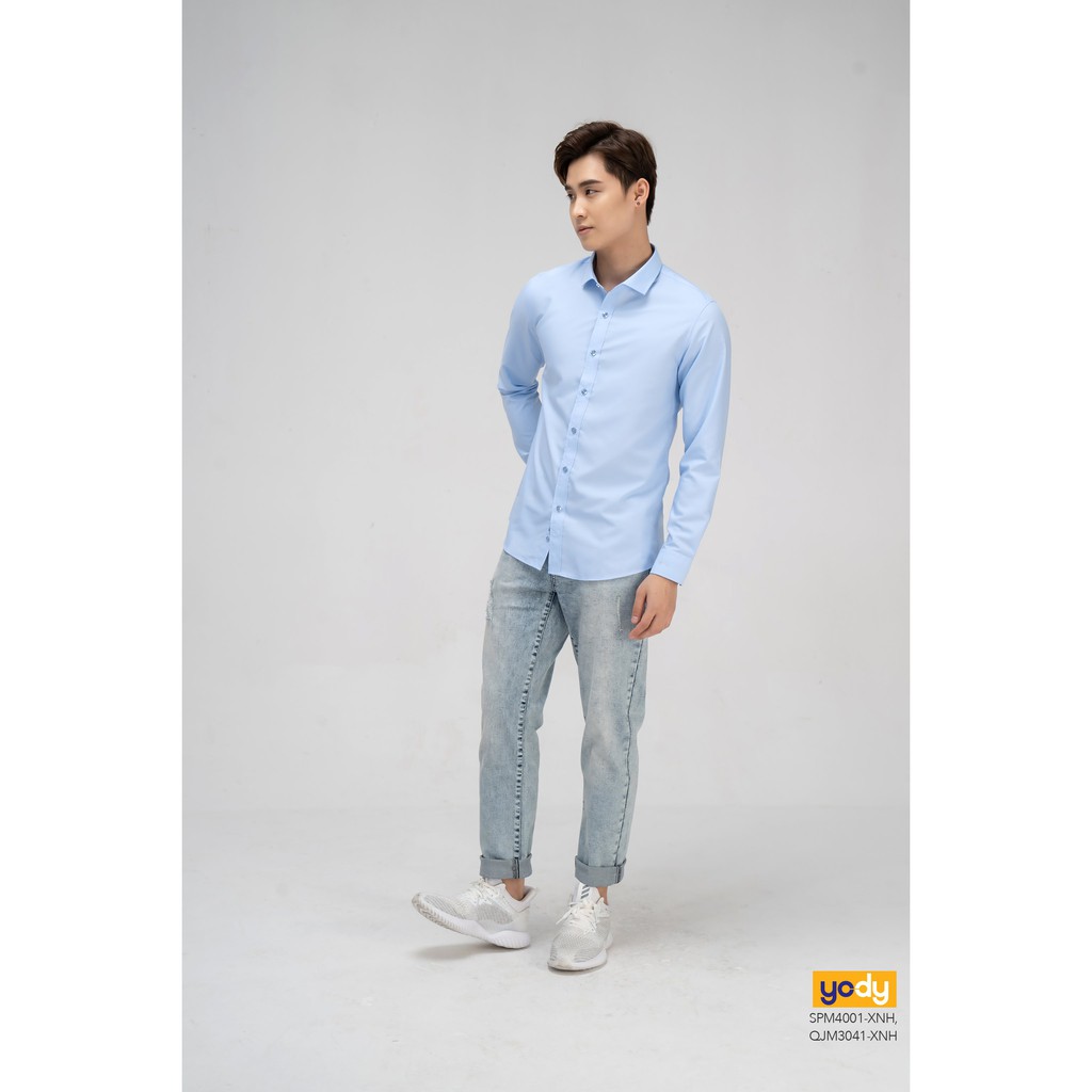 Áo Sơ Mi Nam Dài Tay YODY Slim Chất Lụa, Dáng Công Sở Mã SP 4001 | BigBuy360 - bigbuy360.vn